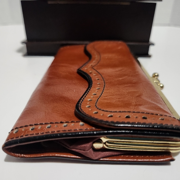 Vintage Princess Gardener Full Grain Cowhide Leather Wallet - Picture 9 of 16